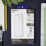  Ốp lưng trong suốt có vòng Magsafe cho iphone 12/13/14/15/16/17 series Dekey Magic Cover Ultra 