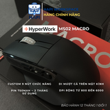  Chuột không dây Custom Phím Chức Năng HyperWork Macro Cân Gaming, Thiết Kế Công thái học 