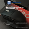  Chuột Không Dây Custom Phím Chức Năng HyperWork Macro Cân Gaming, Thiết Kế Công thái học 