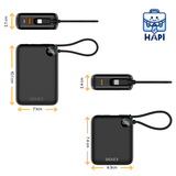  Pin Dự Phòng DEKEY Power Pioneer 22.5W tích hợp cáp Type-C 