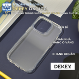  Ốp trong suốt cho iPhone 12/13/14/15/16/17 series Dekey Magic Cover Ultra 