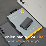  Củ sạc nhanh 67W 3 cổng GaN Voltme REVO chân gập nhỏ gọn 