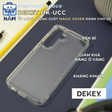  Ốp lưng trong suốt cho Samsung S24/25 series Dekey Magic Cover Ultra 