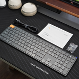 Bàn phím chuyên dụng văn phòng HyperWork Gen 3 Plus full nhôm nguyên khối full size 