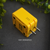  Củ sạc 35W Pisen Mecha 2 cổng C, chân sạc dẹt chuẩn US có thể gập gọn 