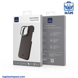  Ốp Lưng WiWU Aramid Armor siêu mỏng tích hợp giá đỡ cho iPhone 16promax 