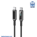  Cáp sạc WiWU Aramid Fiber Warriors chất liệu siêu bền, có màn hình 