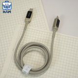  Cáp sạc WiWU Titan C to Lightning Wi-C038, siêu bền, PD30W, có màn hiển thị 