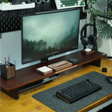  Kệ gỗ màn hình 2 tầng PREMIUM COLLECTION DS01 HyperWork để bàn 
