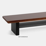  Kệ gỗ màn hình 2 tầng PREMIUM COLLECTION DS01 HyperWork để bàn 