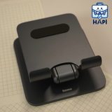  Giá đỡ tablet Baseus BS-LVN051-TB-GY chất liệu kim loại, có thể xoay 360 độ, điều chỉnh linh hoạt 