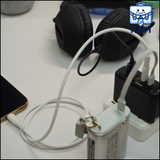  Củ sạc WiWU Warrior GaN 100W 4 cổng kèm đầu chuyển ổ cắm tương thích nhiều quốc gia 