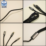  Cáp sạc WiWU Titanlink C to C + Lightning, 60W max 