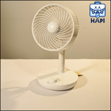  Quạt Mini Tích Điện WiWU FAN MATE Wi-FS013: Tự động xoay 120 độ, 4 cấp gió, chế độ hẹn giờ 