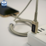  Cáp sạc WiWU Titan C to Lightning Wi-C038, siêu bền, PD30W, có màn hiển thị 