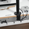  Khay đi dây cỡ lớn kẹp bàn cơ chế Semi-open HyperWork CM04 