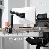  Khay đi dây cỡ lớn kẹp bàn cơ chế Semi-open HyperWork CM04 