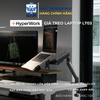  Giá đỡ gắn Arm HyperWork LT03, giá treo Laptop chuẩn VESA cao cấp 