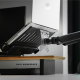  Giá đỡ gắn Arm HyperWork LT03, giá treo Laptop chuẩn VESA cao cấp 
