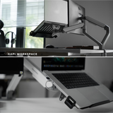  Giá đỡ gắn Arm HyperWork LT03, giá treo Laptop chuẩn VESA cao cấp 