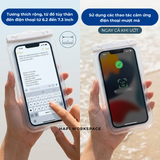  Túi chống nước đựng điện thoại OUBALA đeo cổ chuẩn kháng nước IPX8 dây siêu chắc, có phao nổi, cảm ứng được dưới nước 
