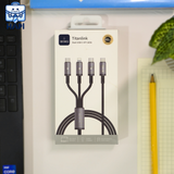  Cáp sạc WiWU Titanlink C to C + Lightning, 60W max 