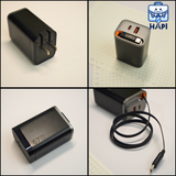  Củ sạc nhanh GaN WiWU Helix 67W tích hợp cáp rút Type-C 