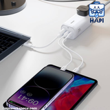  Ổ cắm đa năng Pisen Quick PS-ZY2213-2CA20W: Công suất 2500W, tích hợp sạc nhanh 20W 