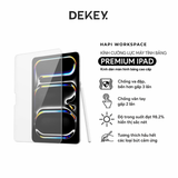  Kính Cường Lực Trong Suốt Cho Ipad Hạn Chế Vân Tay, Tương Thích Mượt Mà DEKEY Master Glass Premium 