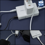  Ổ cắm đa năng Pisen Pro 2500W tích hợp sạc nhanh GaN 65W 