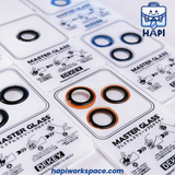  Miếng dán camera cường lực Dekey DK-MGCL 3D Master Glass Camera Lens iPhone chống bụi, chống bám vân tay 