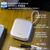  Sạc dự phòng WiWU Cube 10.000mAh Wi-P055: Từ tính, sạc không dây 15W, tổng 22.5W, tích hợp 2 cáp và vùng sạc đồng hồ 