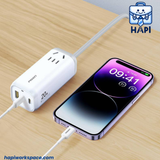  Ổ cắm đa năng Pisen Quick PS-ZY2213-2CA20W: Công suất 2500W, tích hợp sạc nhanh 20W 