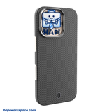  Ốp Lưng WiWU Aramid Armor siêu mỏng tích hợp giá đỡ cho iPhone 16promax 