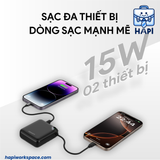  Pin Dự Phòng DEKEY Power Pioneer 22.5W tích hợp cáp Type-C 