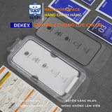  Combo 2 cường lực trong suốt có khung trợ dán Dekey AVANTGARDE 