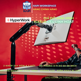  Giá đỡ màn hình từ 22-38 inch siêu mở rộng Arm HyperWork Flexus PA01 tùy chỉnh đa góc độ mượt mà 