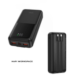  Sạc dự phòng 10.000/20.000 mAh 22.5W WiWU ESSEN tích hợp cáp C & L, hỗ trợ sạc nhanh đa thiết bị 