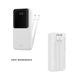  Sạc dự phòng 10.000/20.000 mAh 22.5W WiWU ESSEN tích hợp cáp C & L, hỗ trợ sạc nhanh đa thiết bị 