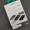  [New giá rẻ] Sạc dự phòng tích hợp 2 cáp Joyroom siêu mỏng 10000mah màu đen 