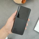  [New giá rẻ] Sạc dự phòng tích hợp 2 cáp Joyroom siêu mỏng 10000mah màu đen 