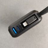  [Qua sử dụng ít - có trầy xước] Sạc dự phòng tích hợp 2 cáp WiWU 10.000mah 35W max 