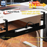  Khay đi dây kẹp bàn giấu ổ điện HyperWork CM01 