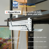 Khay đi dây dạng lưới kẹp bàn làm việc HyperWork CM03