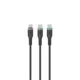  Cáp sạc 2 đầu 100W WiWU ORINGLINK C to C + C/L sạc đa thiết bị cùng lúc 