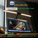  Đèn kẹp bàn HyperWork Luna DL01 CRI>95 tương đương ánh sáng tự nhiên 