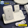  Sạc không dây Pisen Quick PowerMag Station 3-in-1: Sạc iPhone, Apple Watch, AirPods kiêm đèn ngủ 