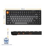  Bàn phím không dây giảm tiếng ồn HyperWork Silentkey Mini Layout 75% 