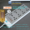  Ổ cắm điện cao cấp 13in1 2500W tích hợp sạc GaN công suất lớn 65W LNDIO SC4 