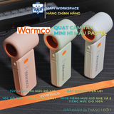  Quạt cầm tay siêu mát Warmco Mini Turbo Handheld Fan H1 pin 3600mah màu xinh xắn 